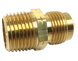 Sioux Chief Adapter 1/8 inch Barb X 1/4 inch Male Fitting Brass No Lead  1/Bg